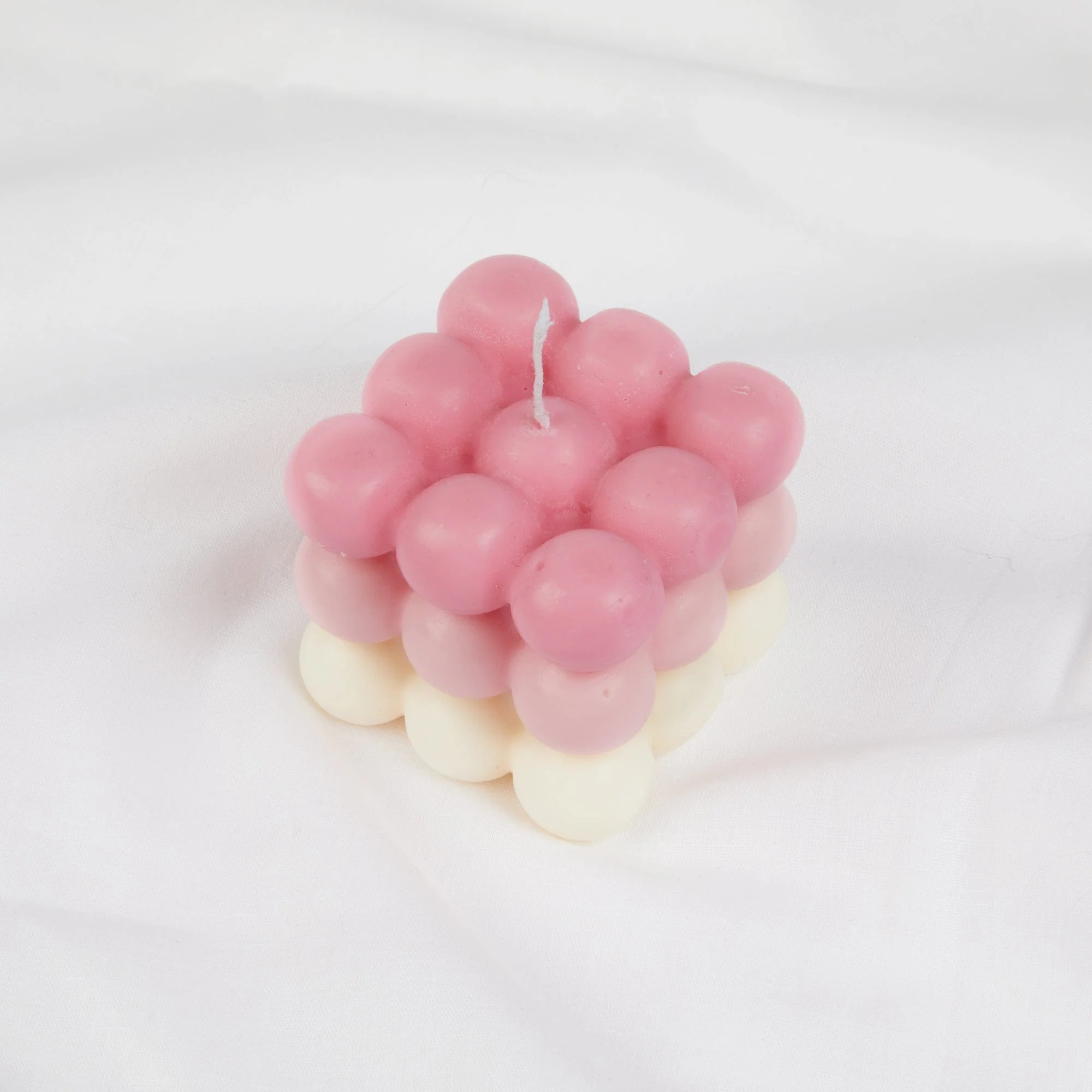 Bobble Cube Candle - Pink Ombre - Image 3