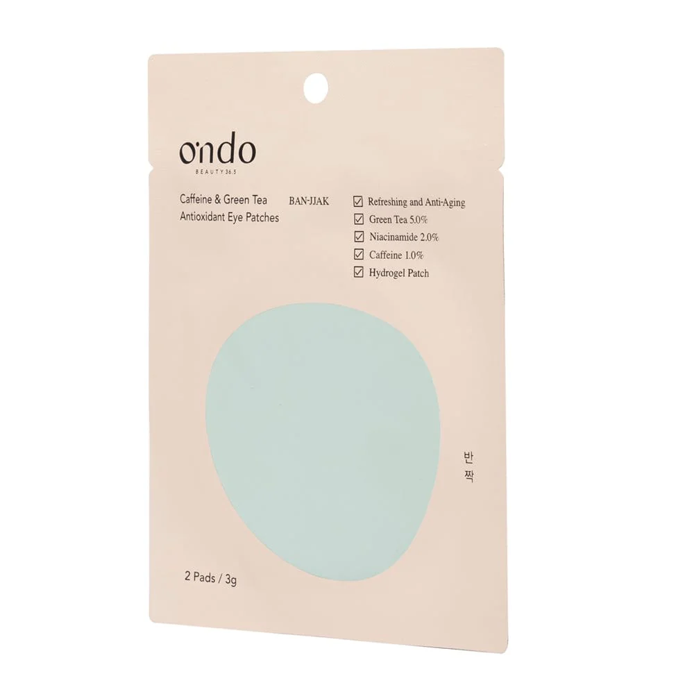 Caffeine & Green Tea Antioxidant Eye Mask (1 pair) - Image 2