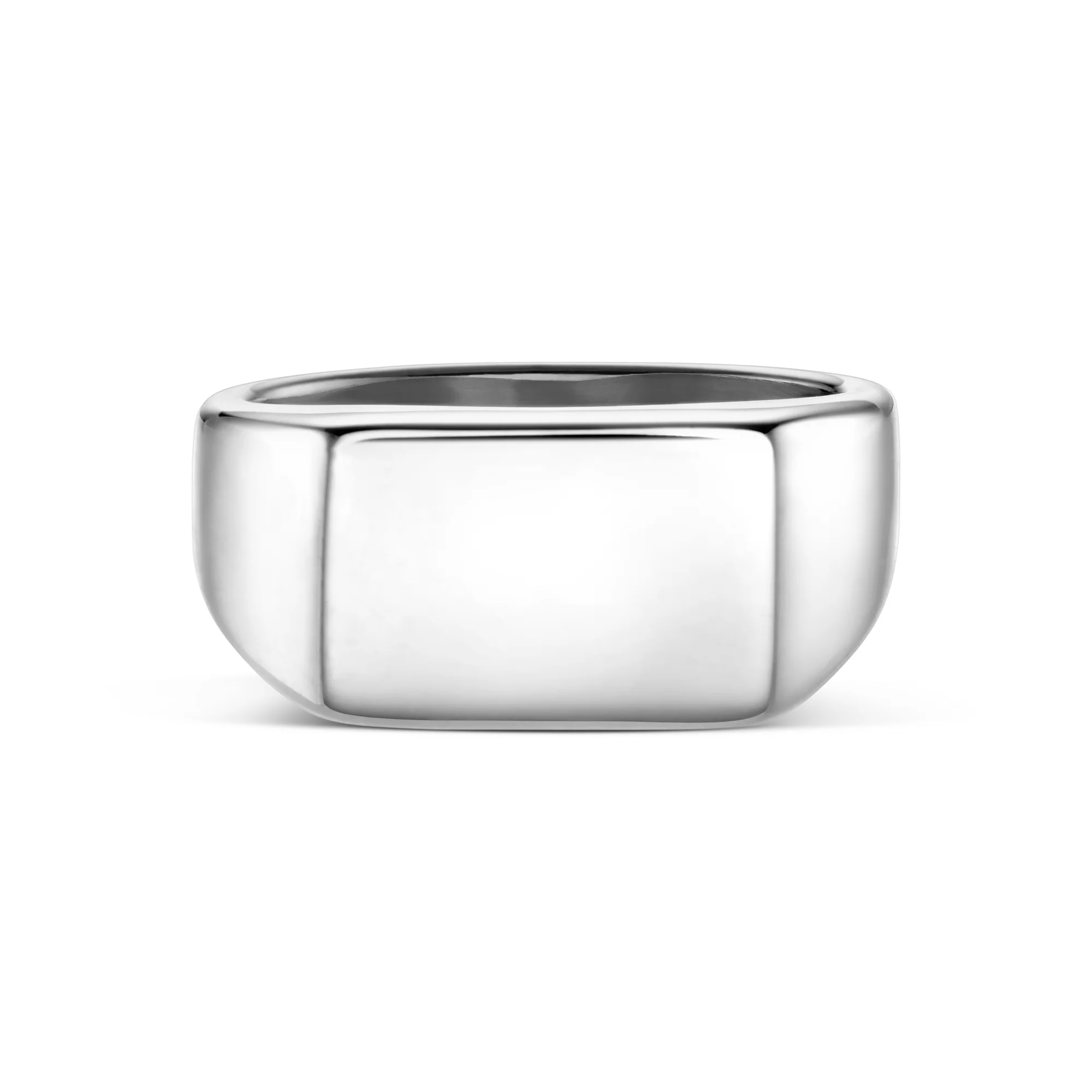 Chunky Signet Ring - Silver - Image 3