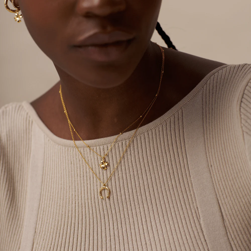 Clover Charm Necklace - Image 2
