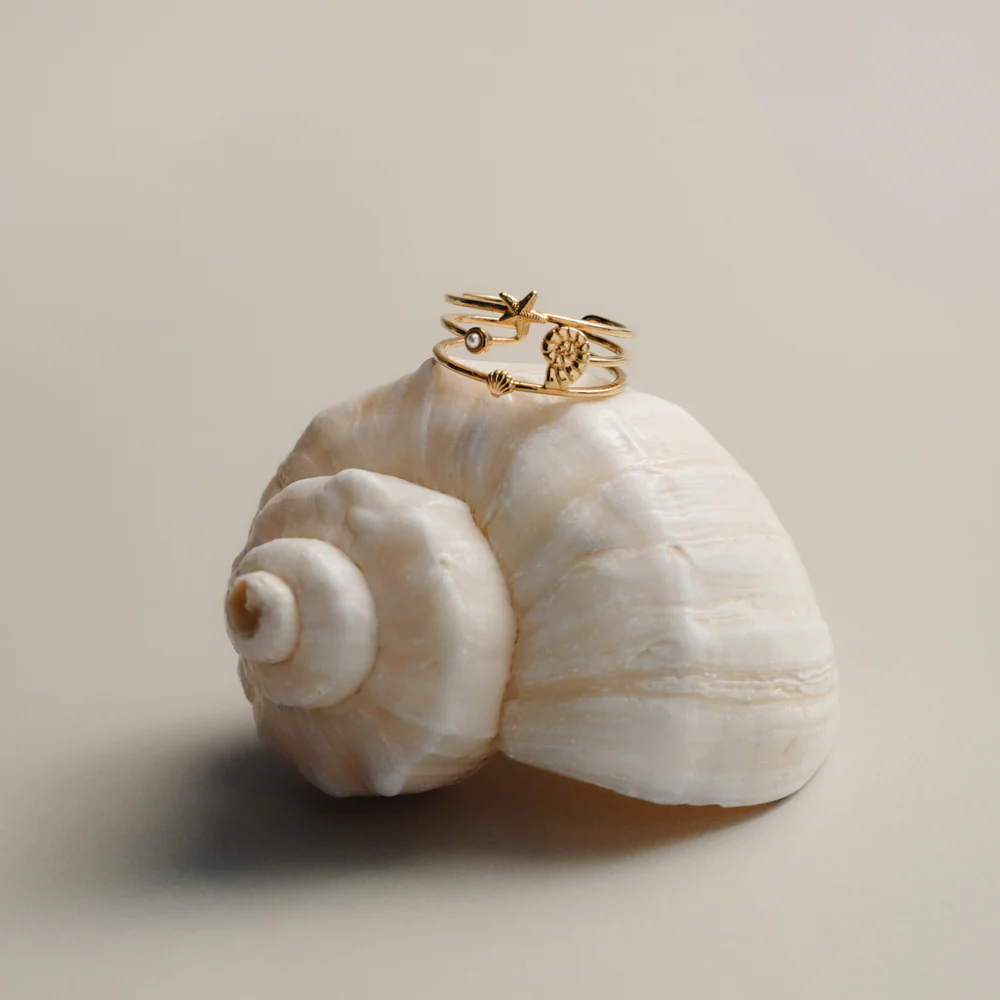 Coastal Open Caged Adjustable Ring - Image 3