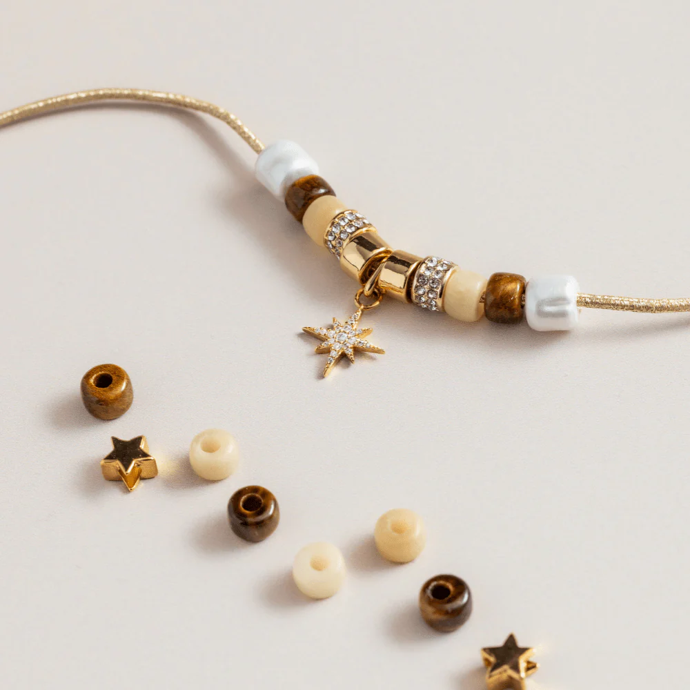 Create Your Own - Star & Pearl Beaded Bracelet - Image 3