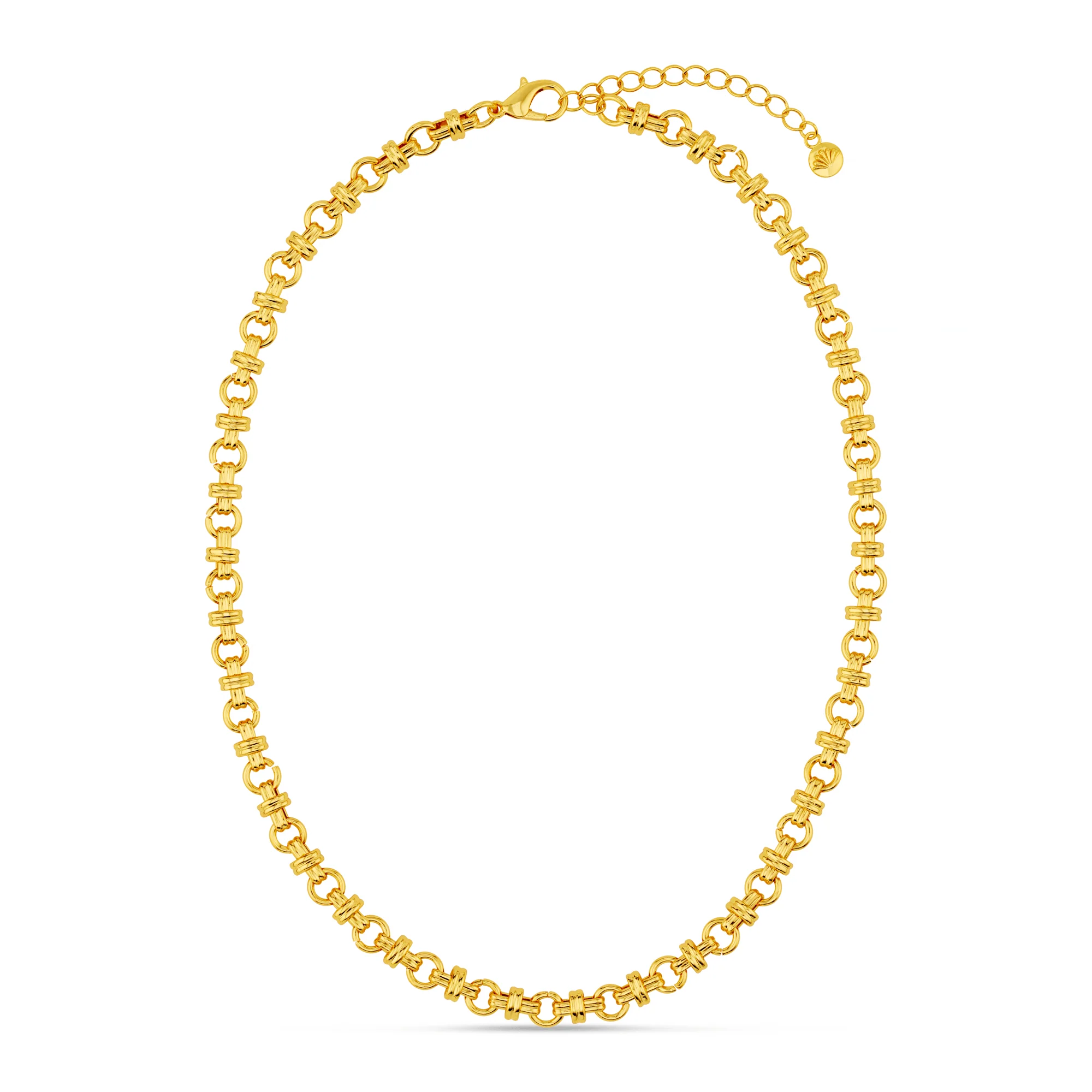 Cross Link Chain Necklace - Image 3