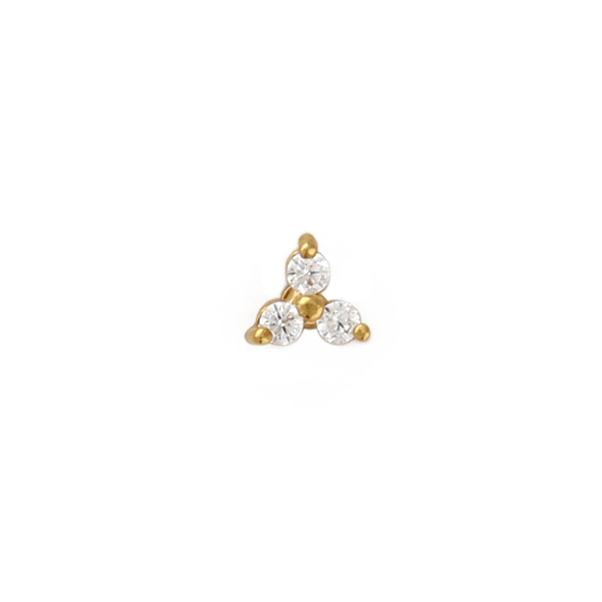 Crystal Trinity Cluster Labret - Image 3