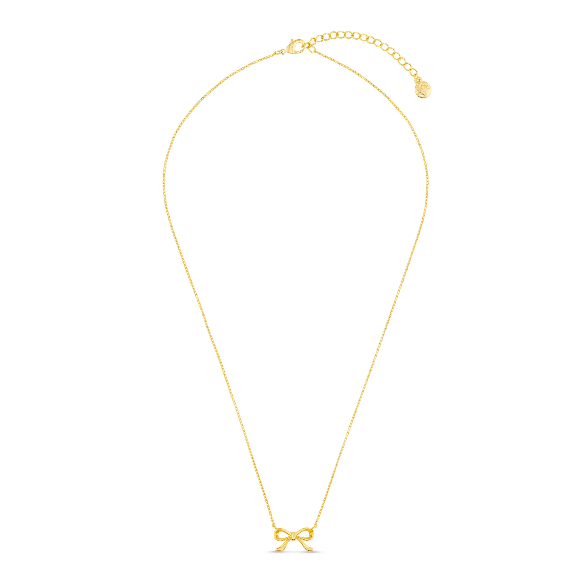 Delicate Bow Charm Necklace - Image 4