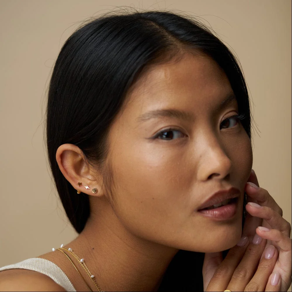 Eclectic Mixed Earring Stacking Set - Image 2