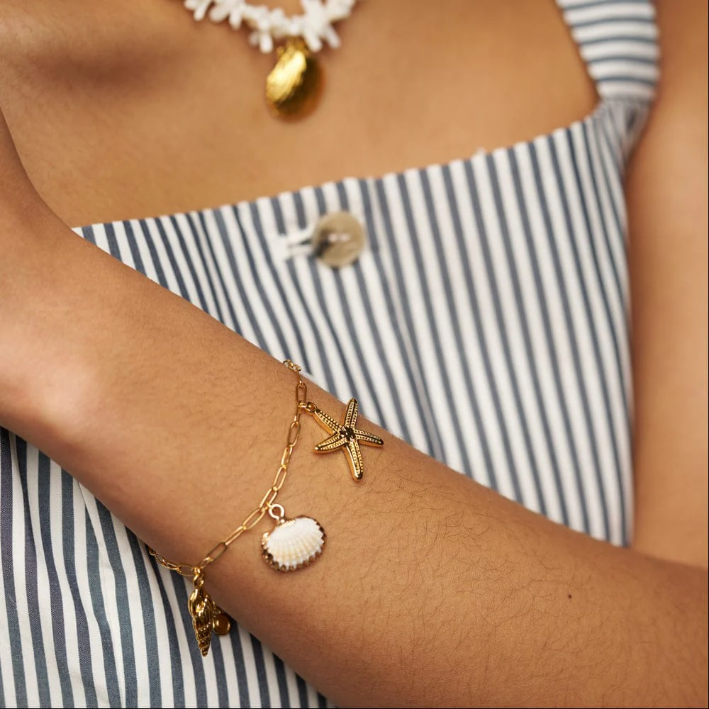 Eclectic Seaside Charm Bracelet - Image 2