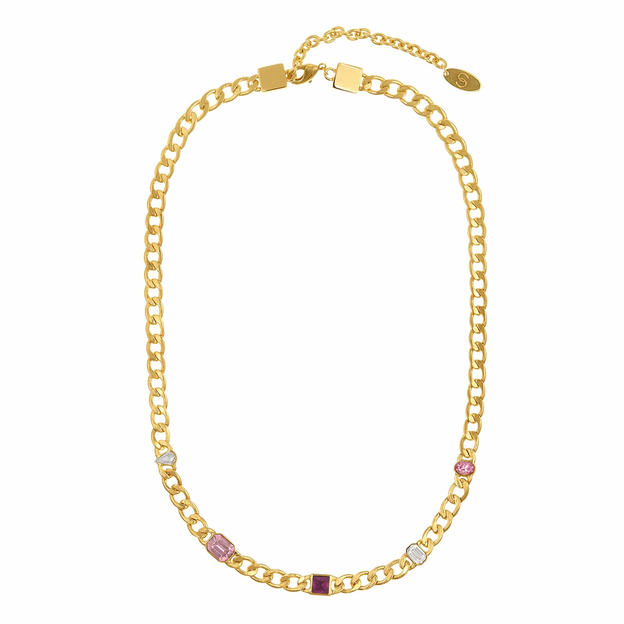 Embellished Mixed Gem Necklace - Image 5