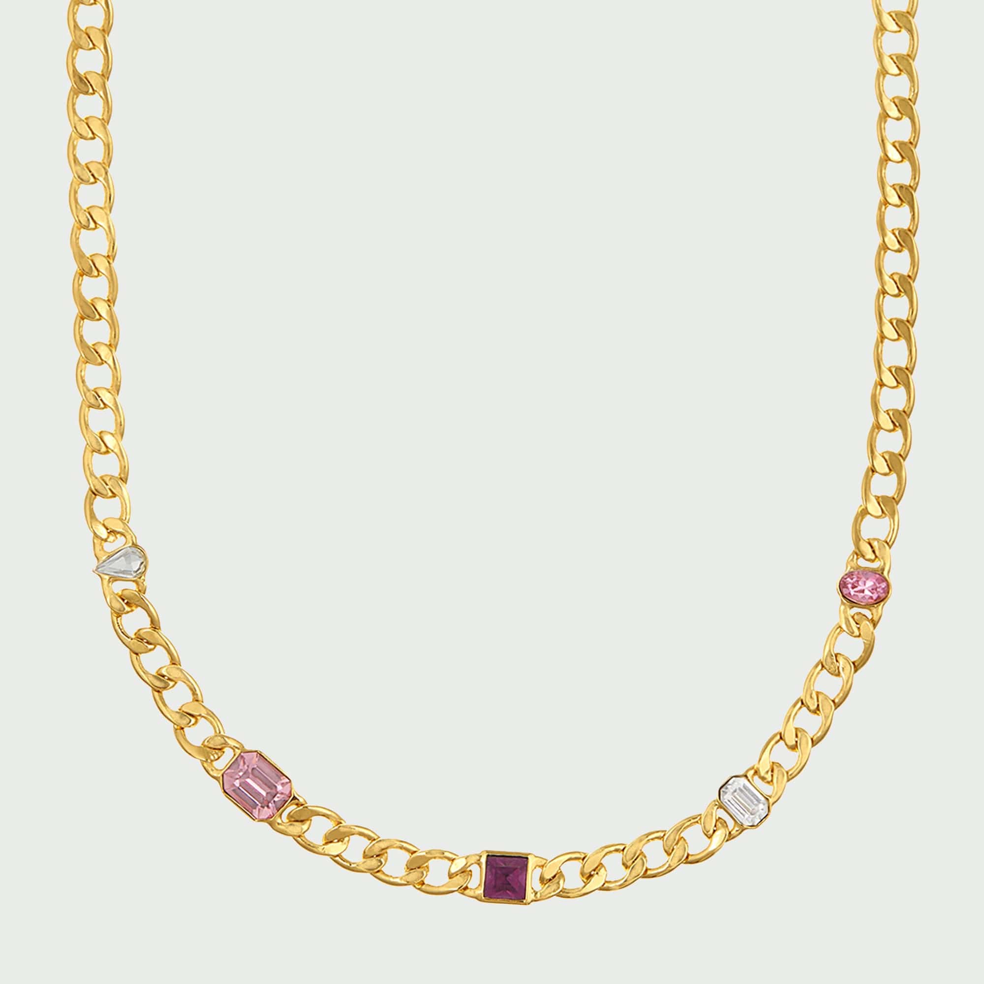 Embellished Mixed Gem Necklace - Image 6