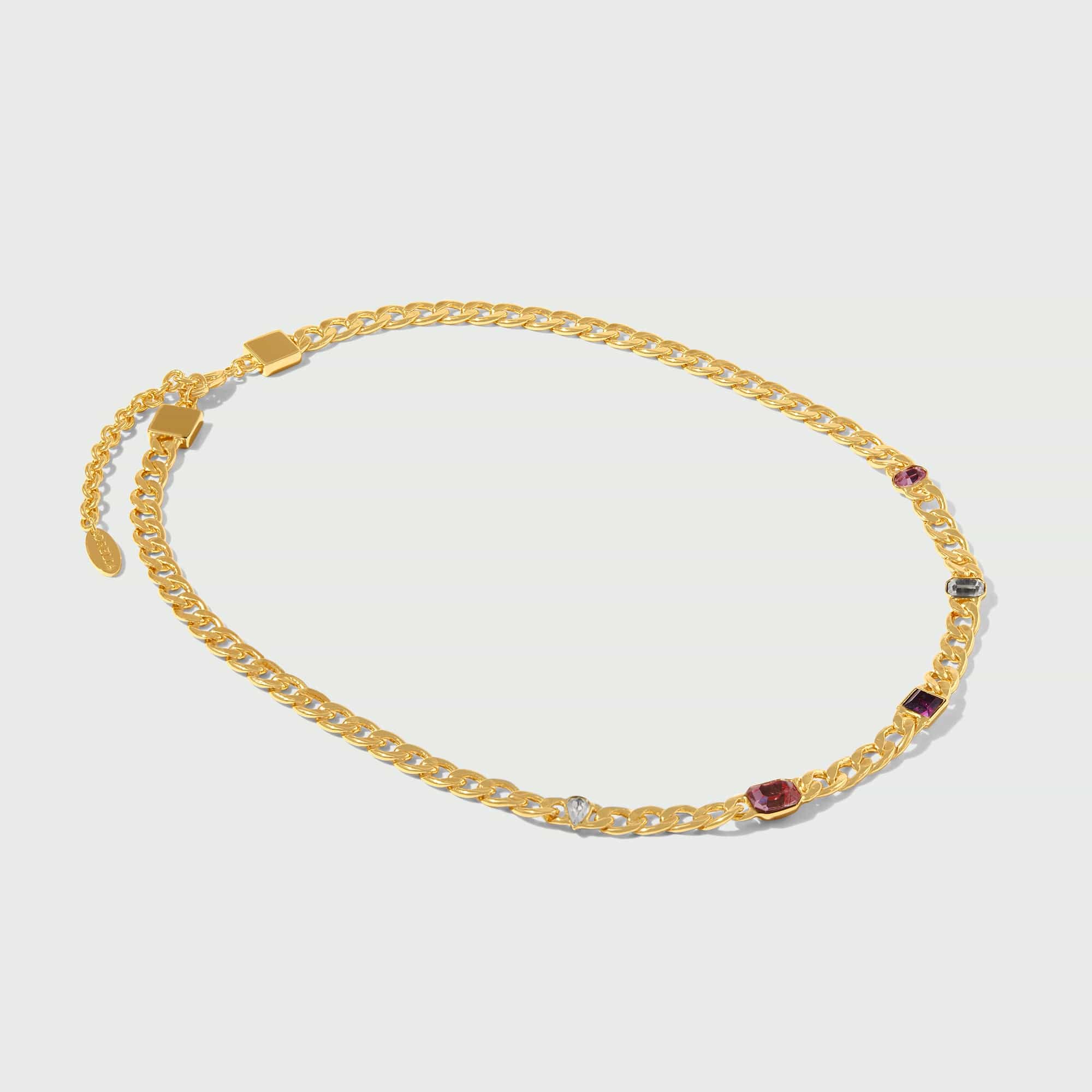 Embellished Mixed Gem Necklace - Image 7