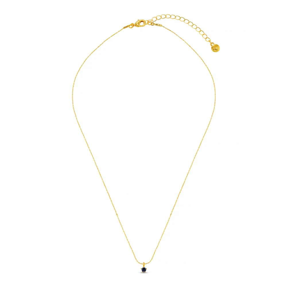 Fine Blue Crystal Collar Necklace - Image 3