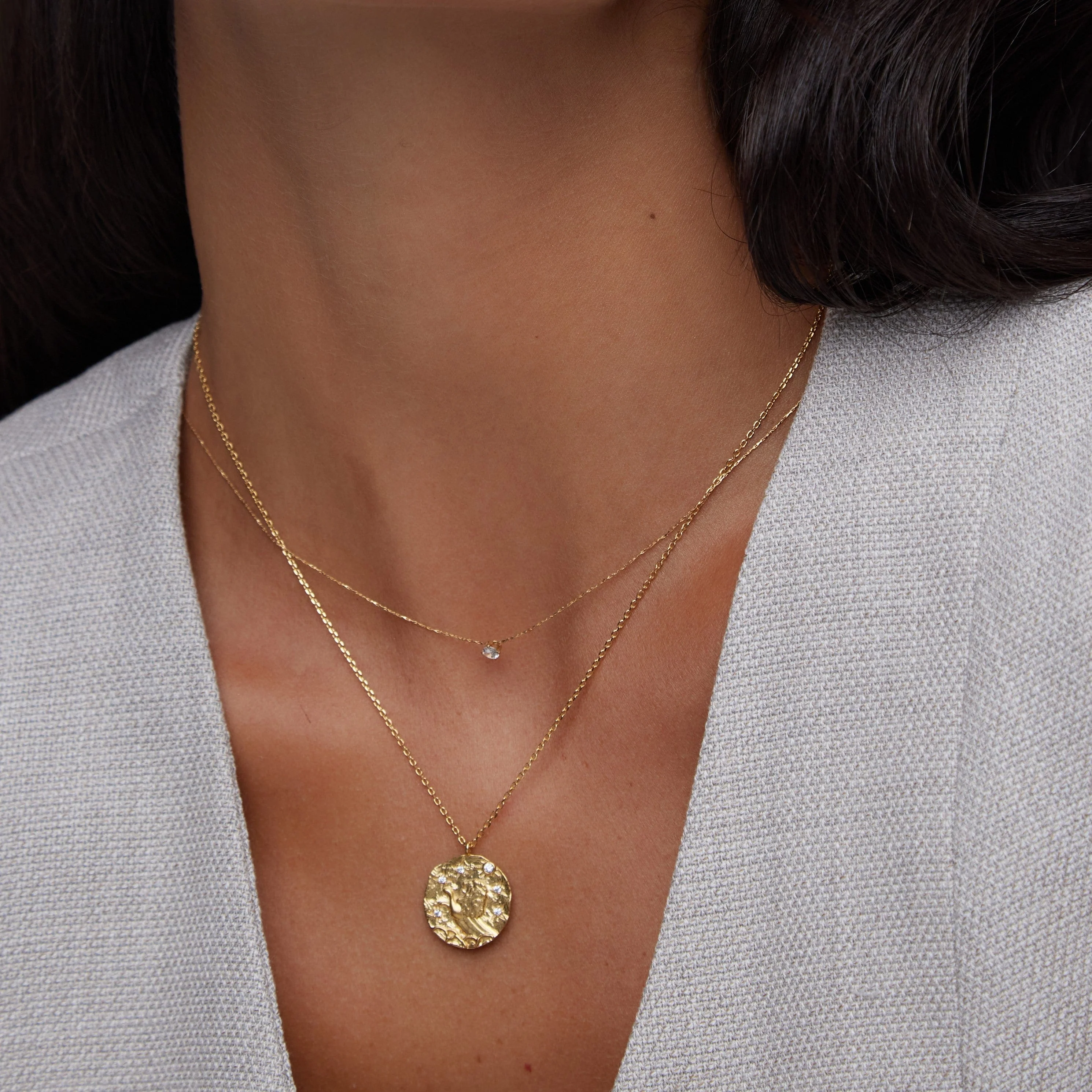 Fine Crystal Collar Necklace - Image 3