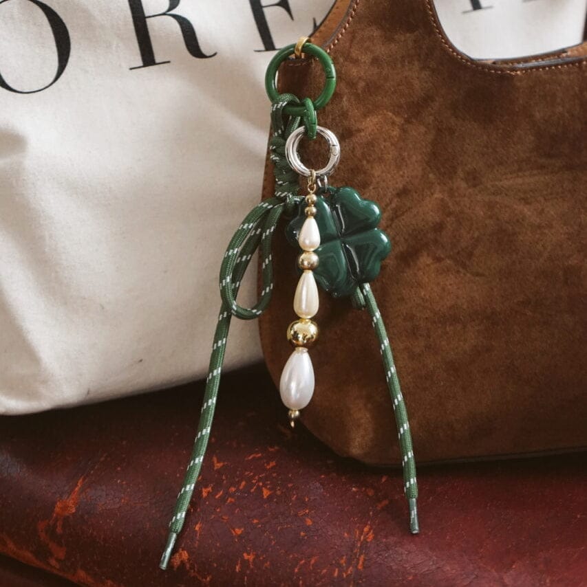 Lucky Clover Bag Charm - Image 2