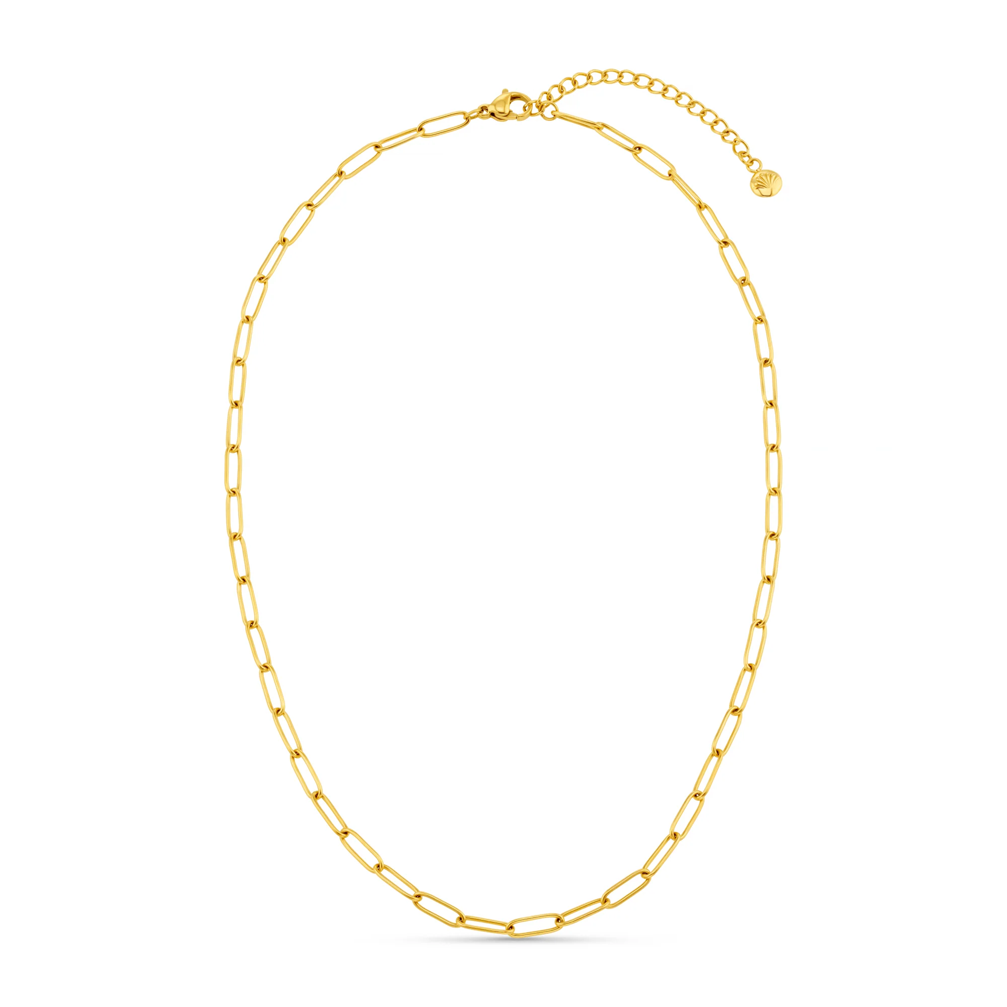 LUXE Fine Oval Link Chain Necklace - Image 3