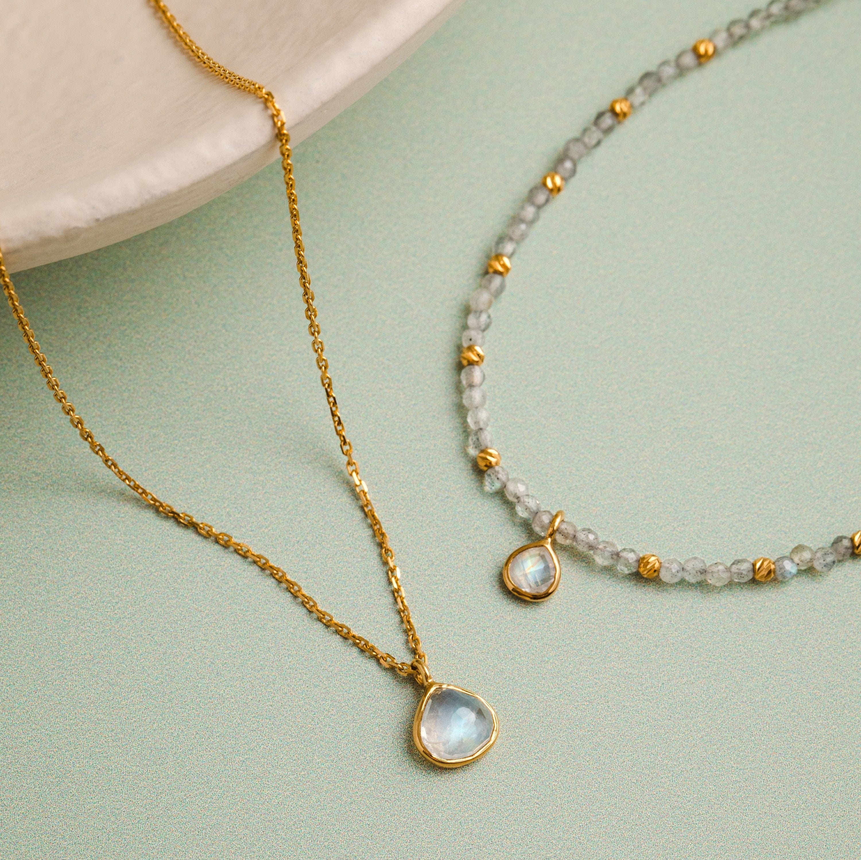 LUXE Moonstone Semi-Precious Necklace - Image 4