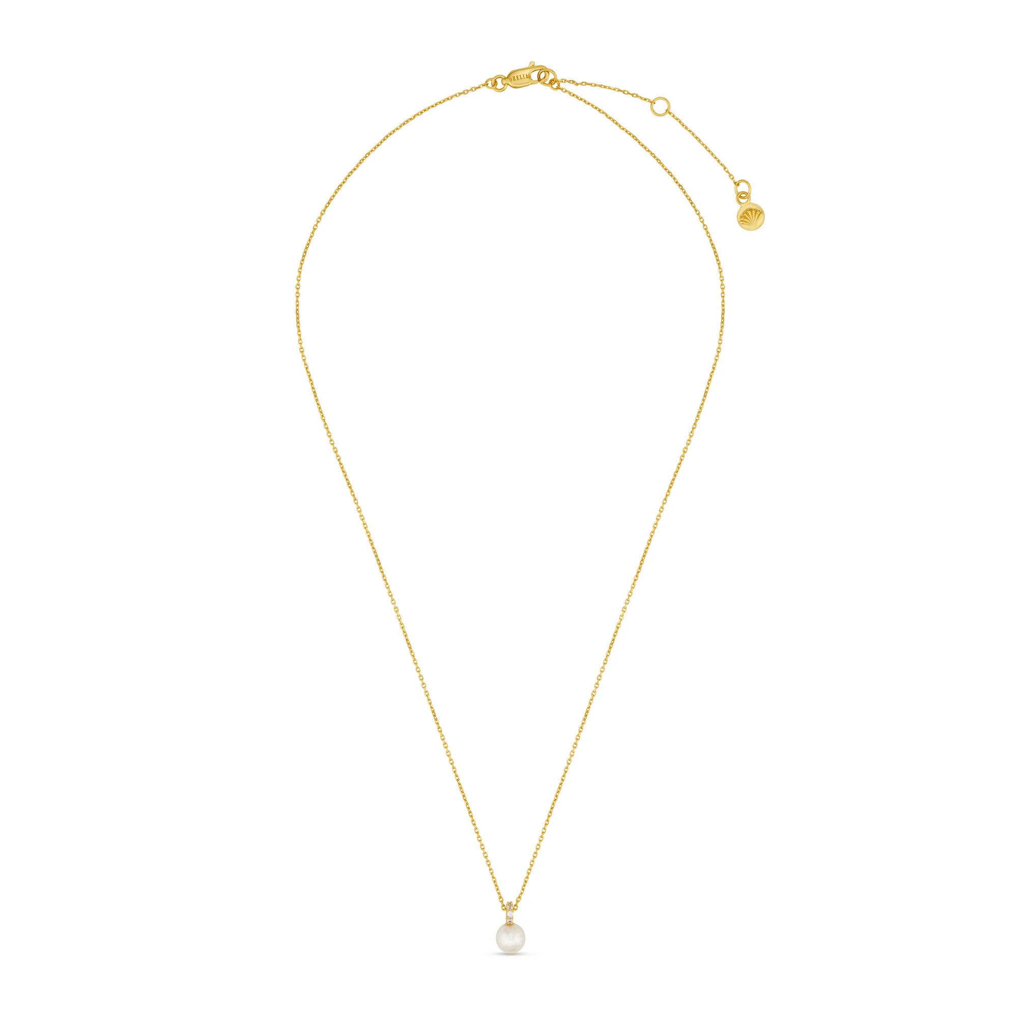 LUXE Pavé Pearl Necklace - Image 3