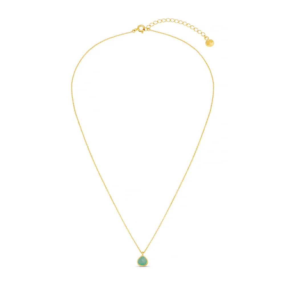 LUXE Semi-Precious Blue Amazonite Necklace - Image 4