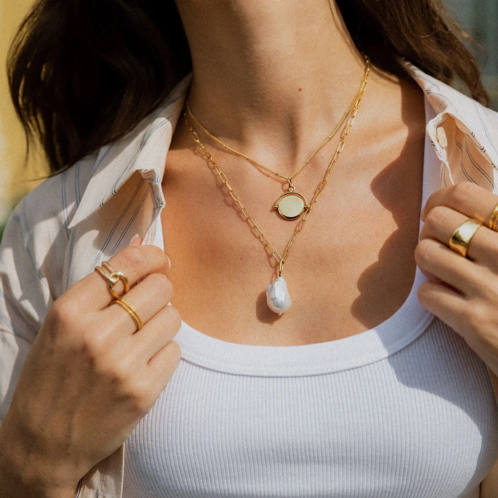 LUXE Statement Pearl Pendant Necklace - Image 3