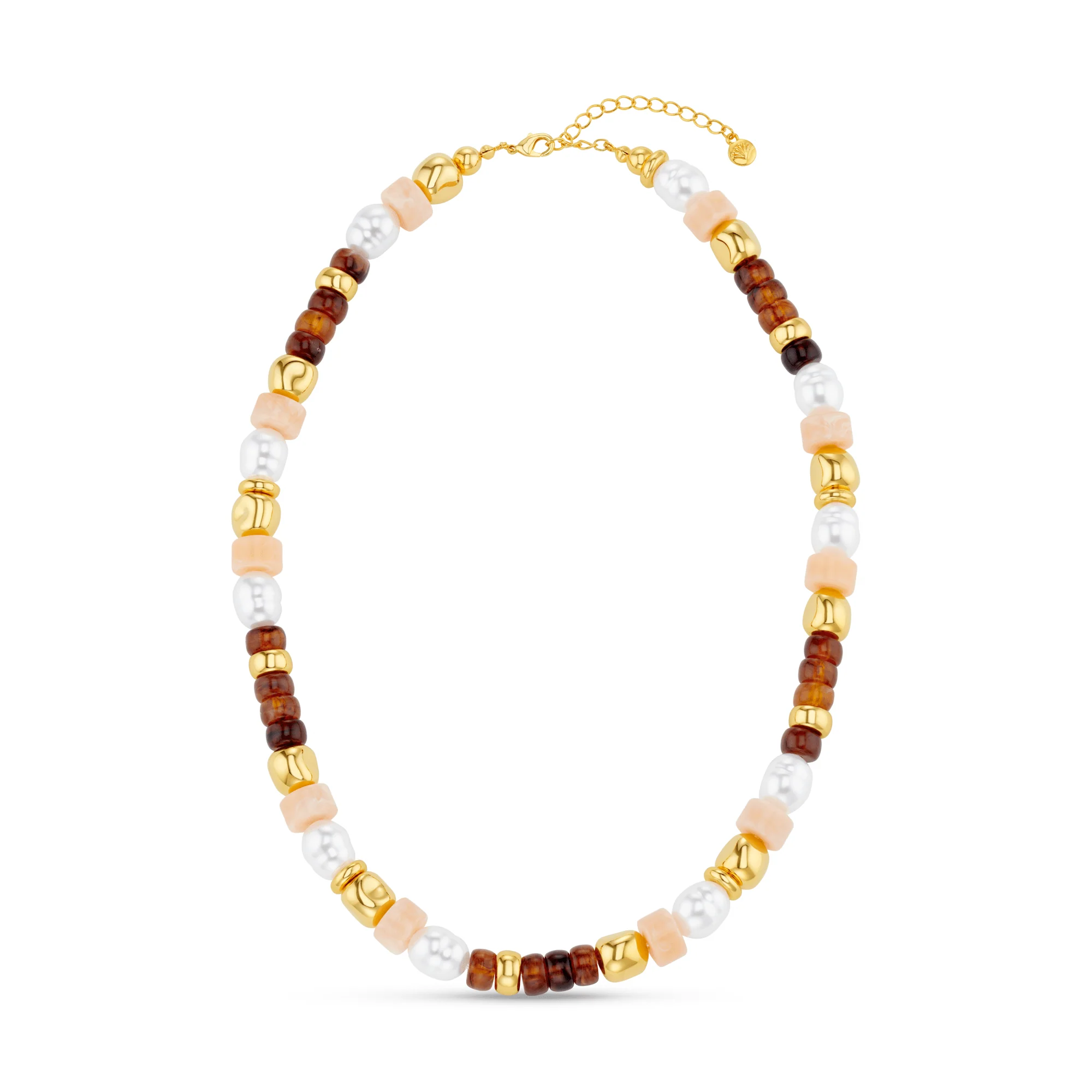 Mixed Bead & Pearl Necklace - Image 4