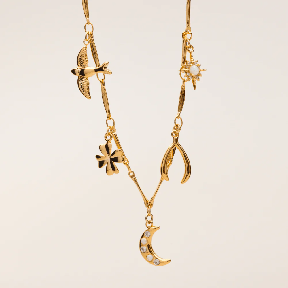 Mixed Lucky Charm Necklace - Image 4