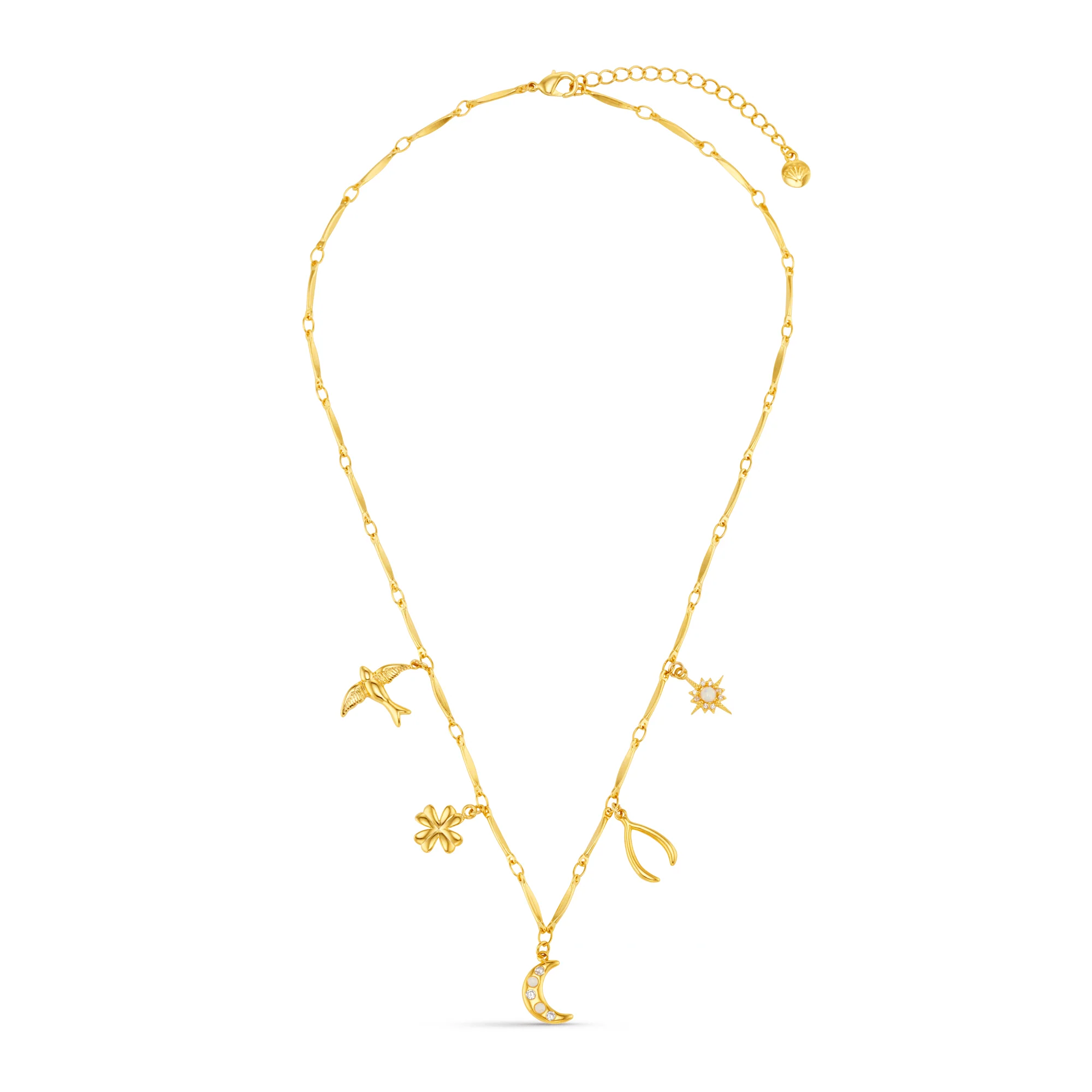 Mixed Lucky Charm Necklace - Image 5