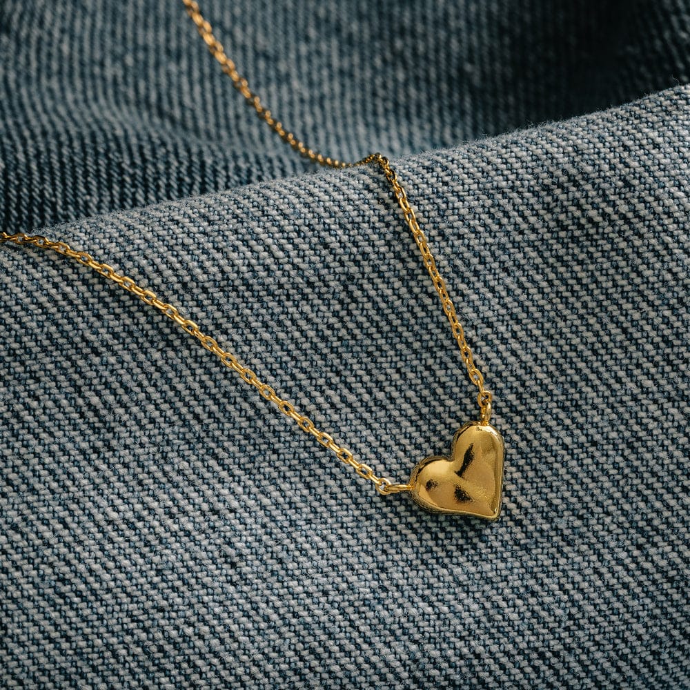 Molten Heart Stationed Necklace - Image 3
