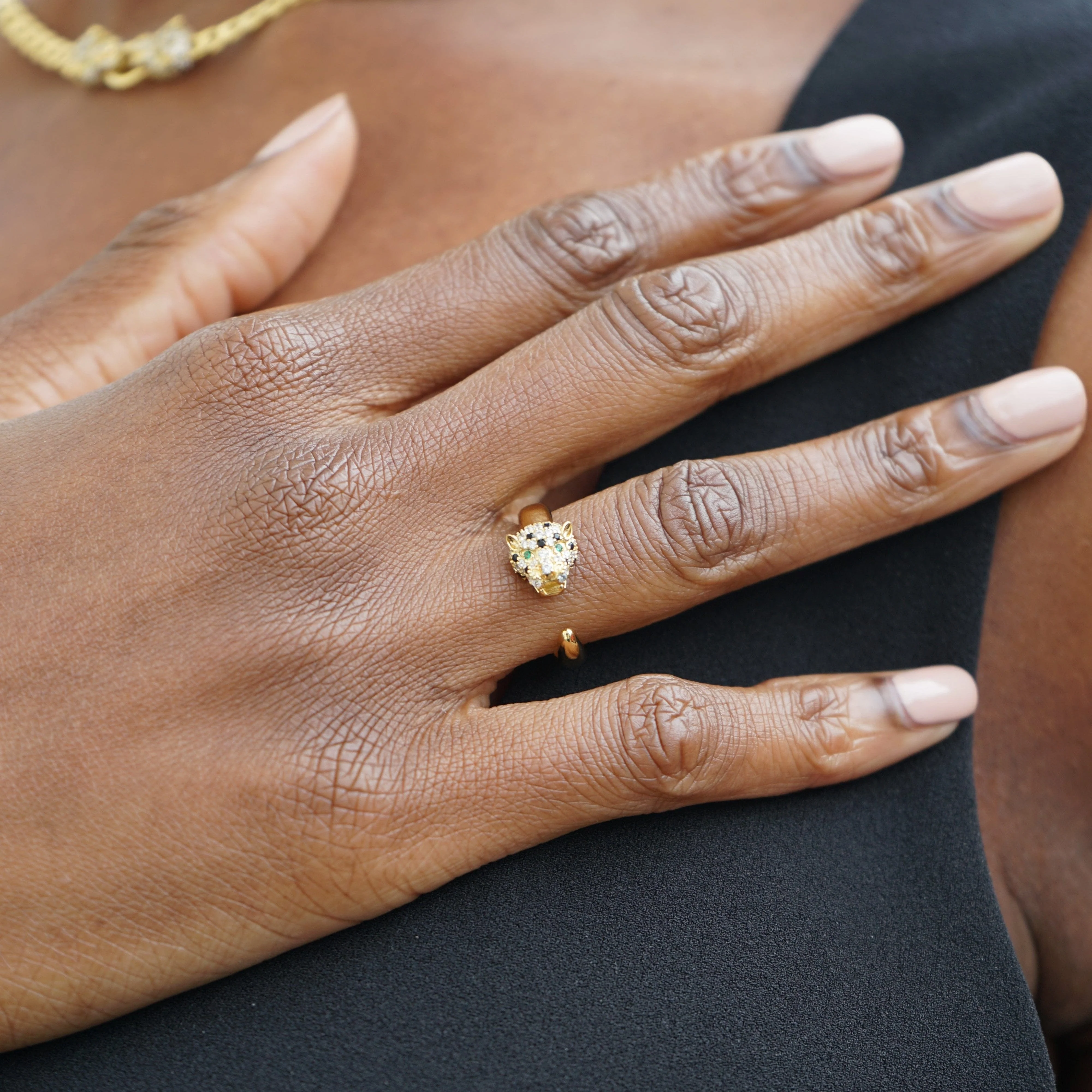 Pavé Panther Ring - Image 3