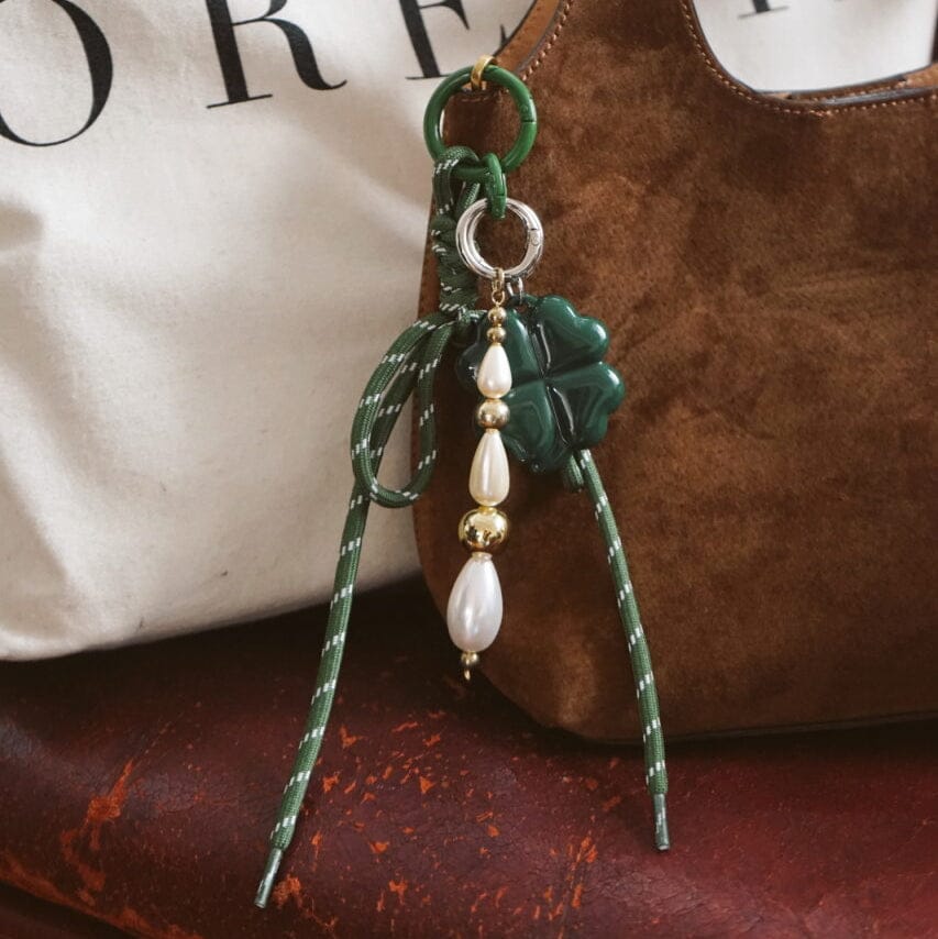 Pearl & Bead Bag Charm - Image 2