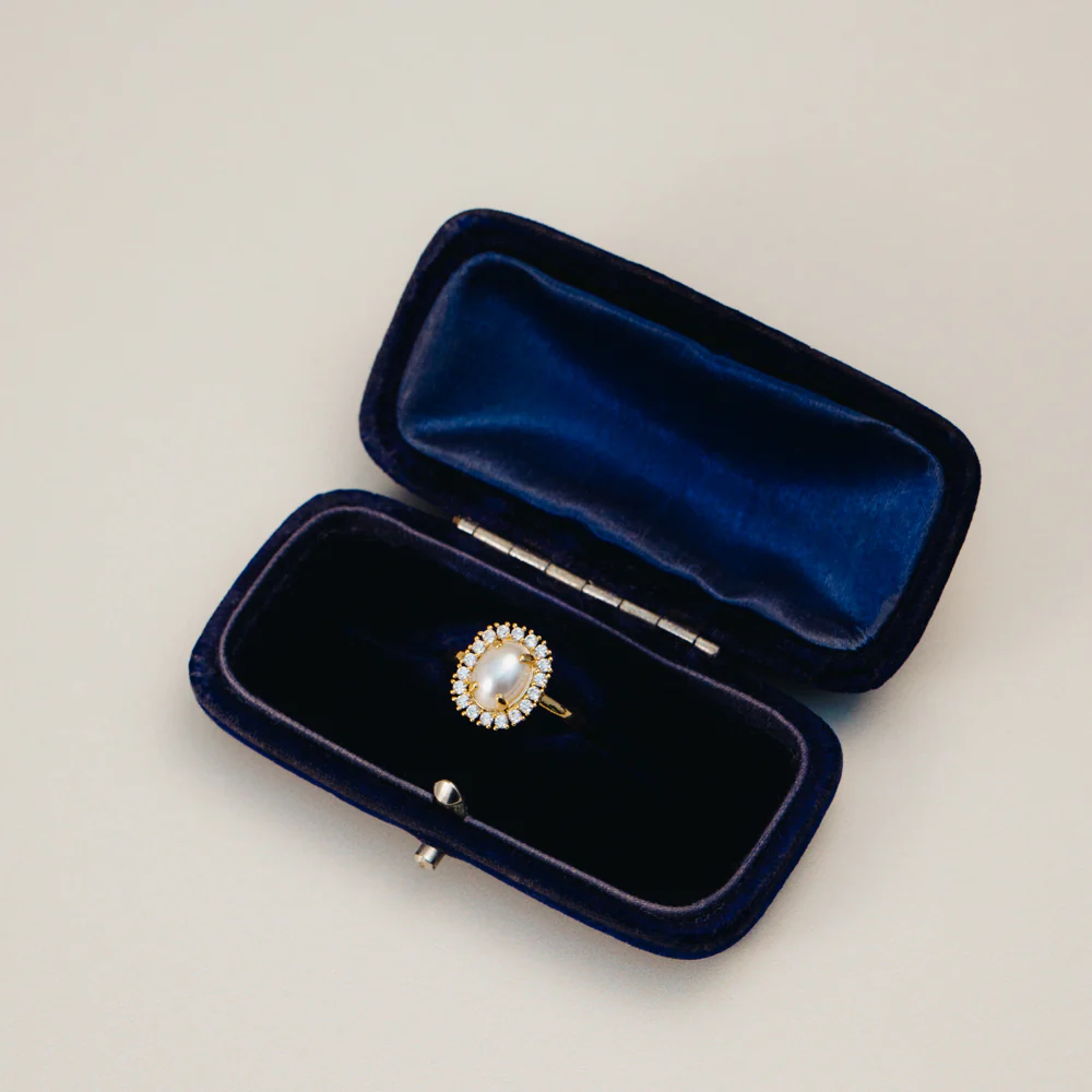 Pearl & Pavé Statement Ring - Image 3