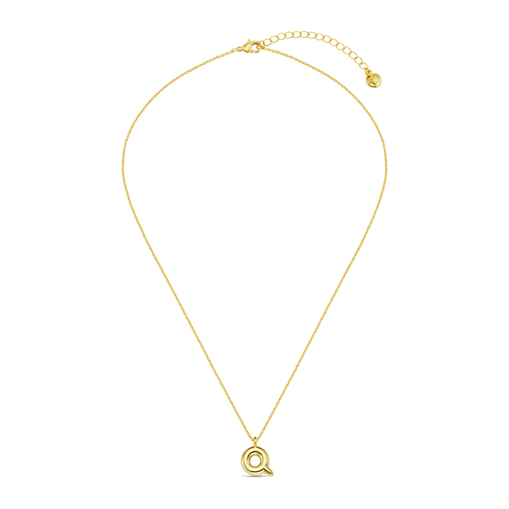 Q Bubble Initial Necklace - Image 3