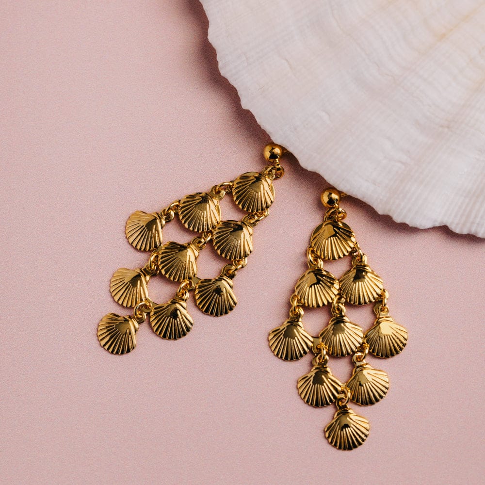 Shell Chandelier Earrings - Image 2