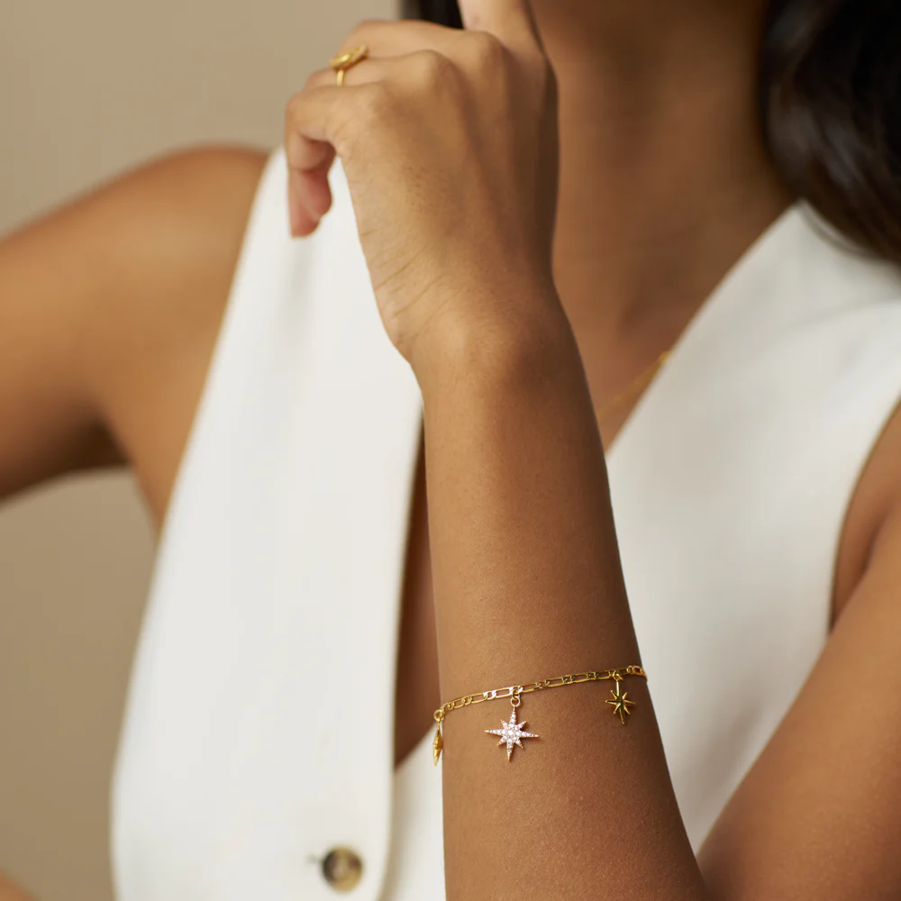 Statement Starburst Charm Bracelet - Image 2