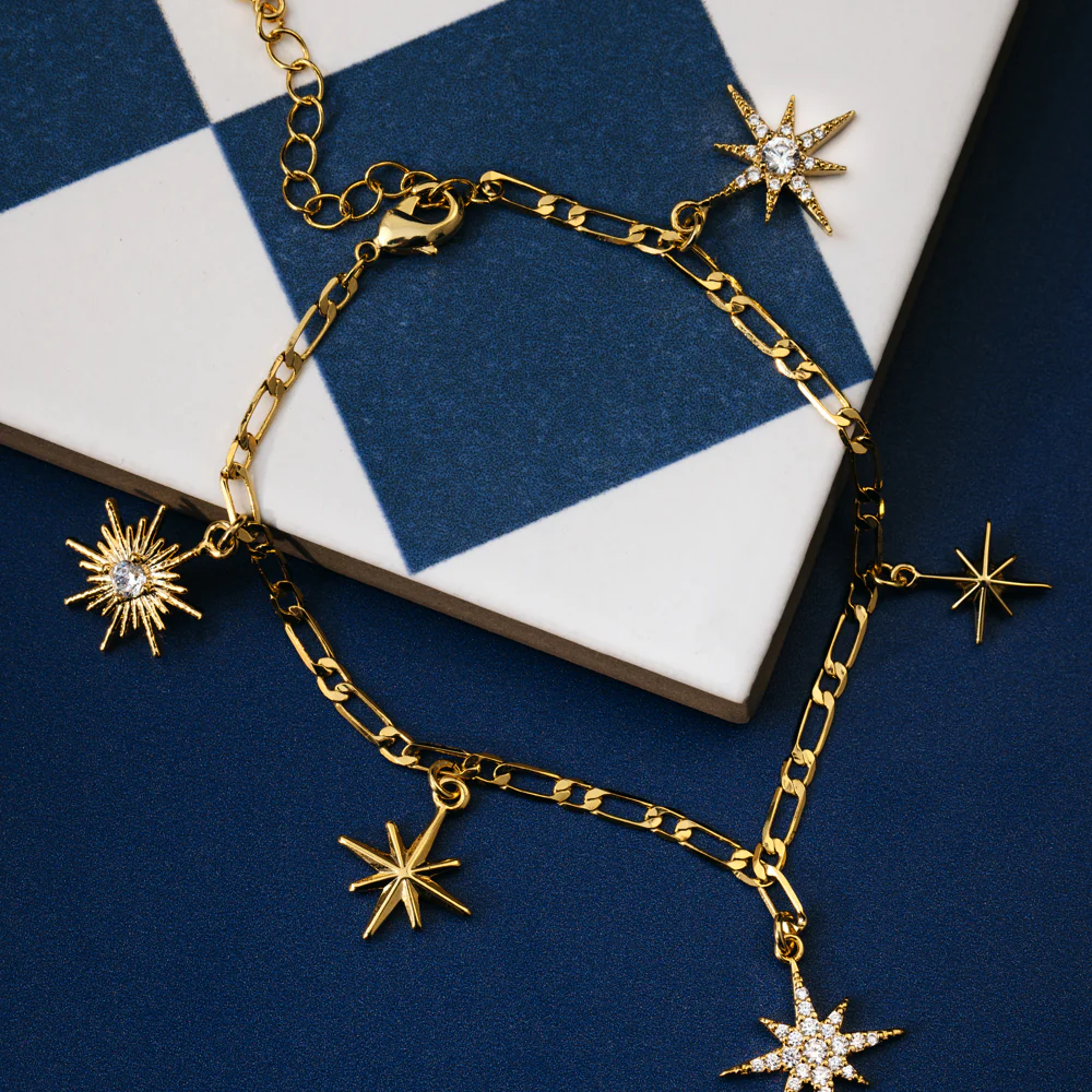 Statement Starburst Charm Bracelet - Image 3