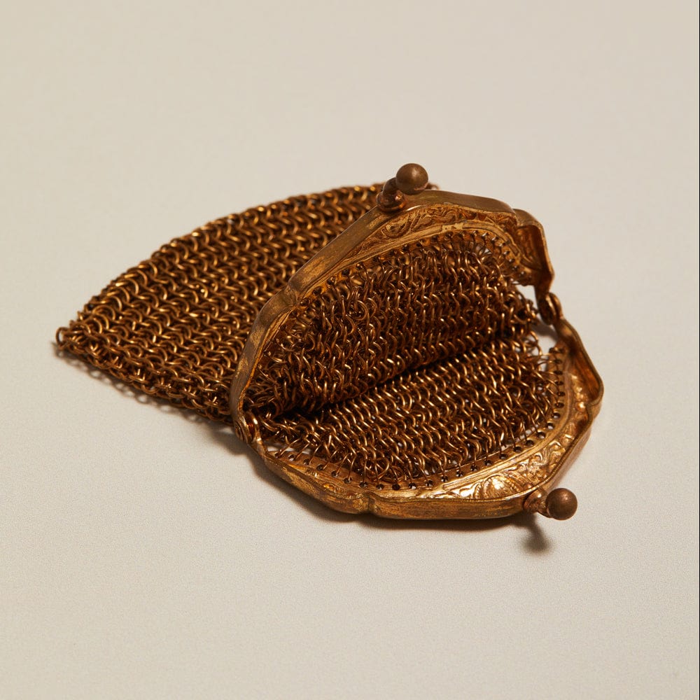Vintage Chain Mail Mini Purse - Image 2