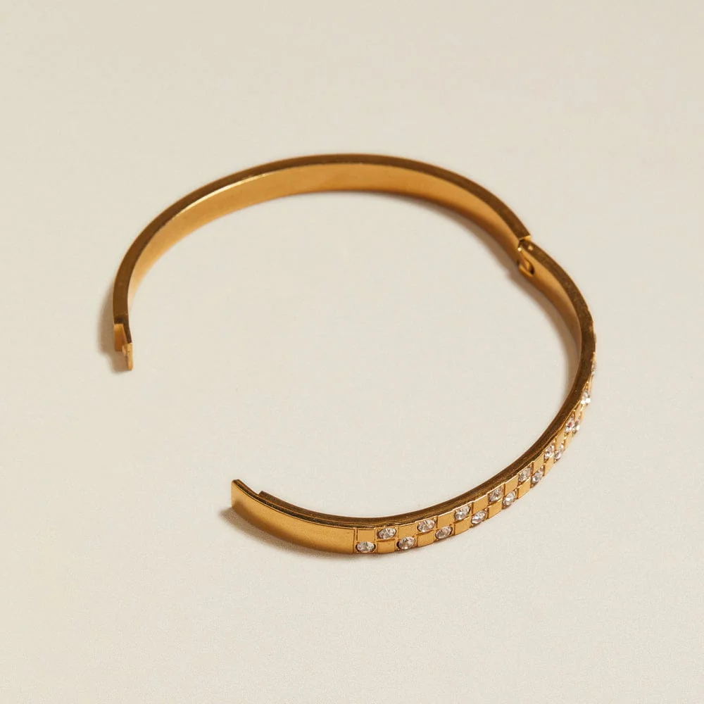 Vintage Crystal Bangle - Image 2