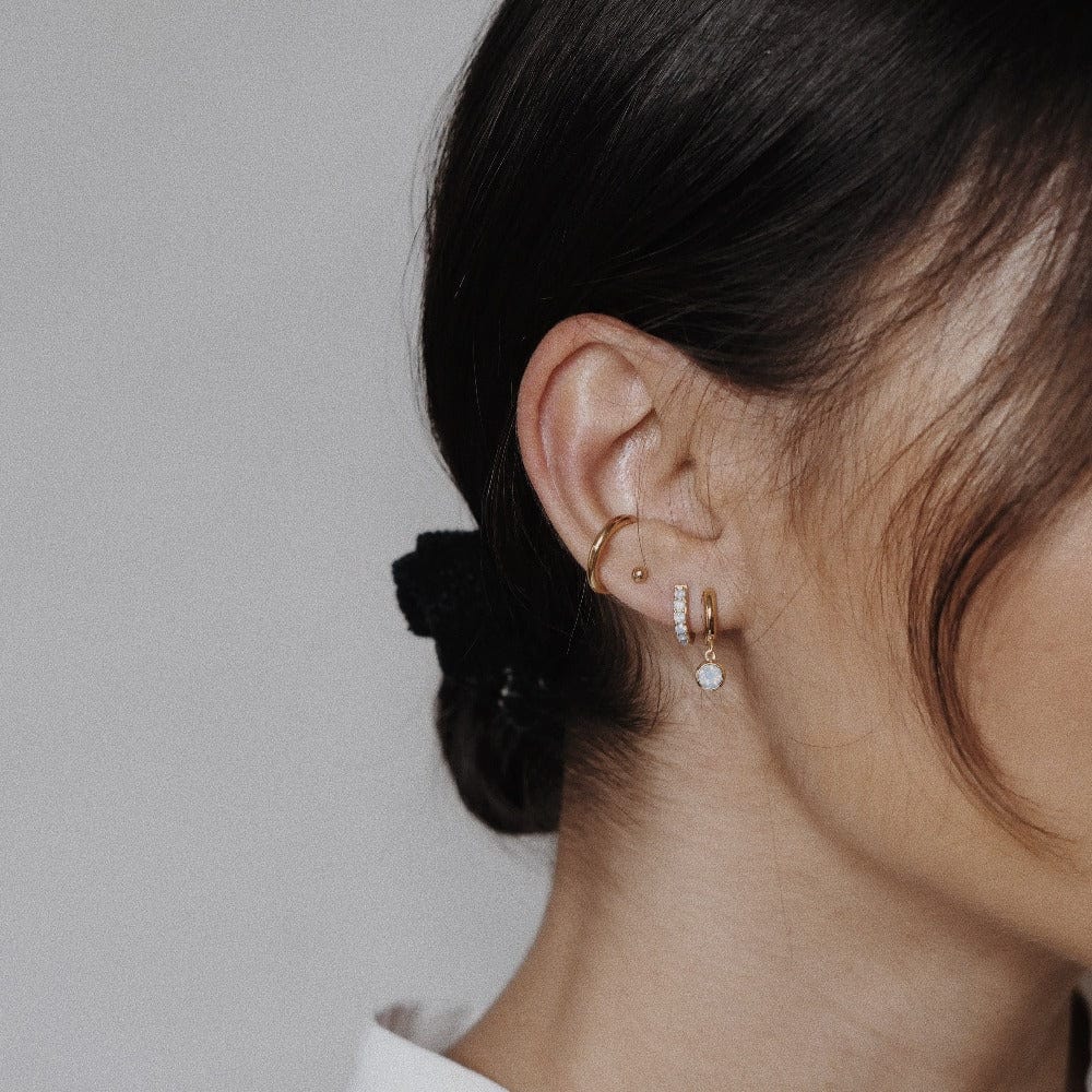 White Opal Ear Party Made With Swarovski® Crystals - Image 4