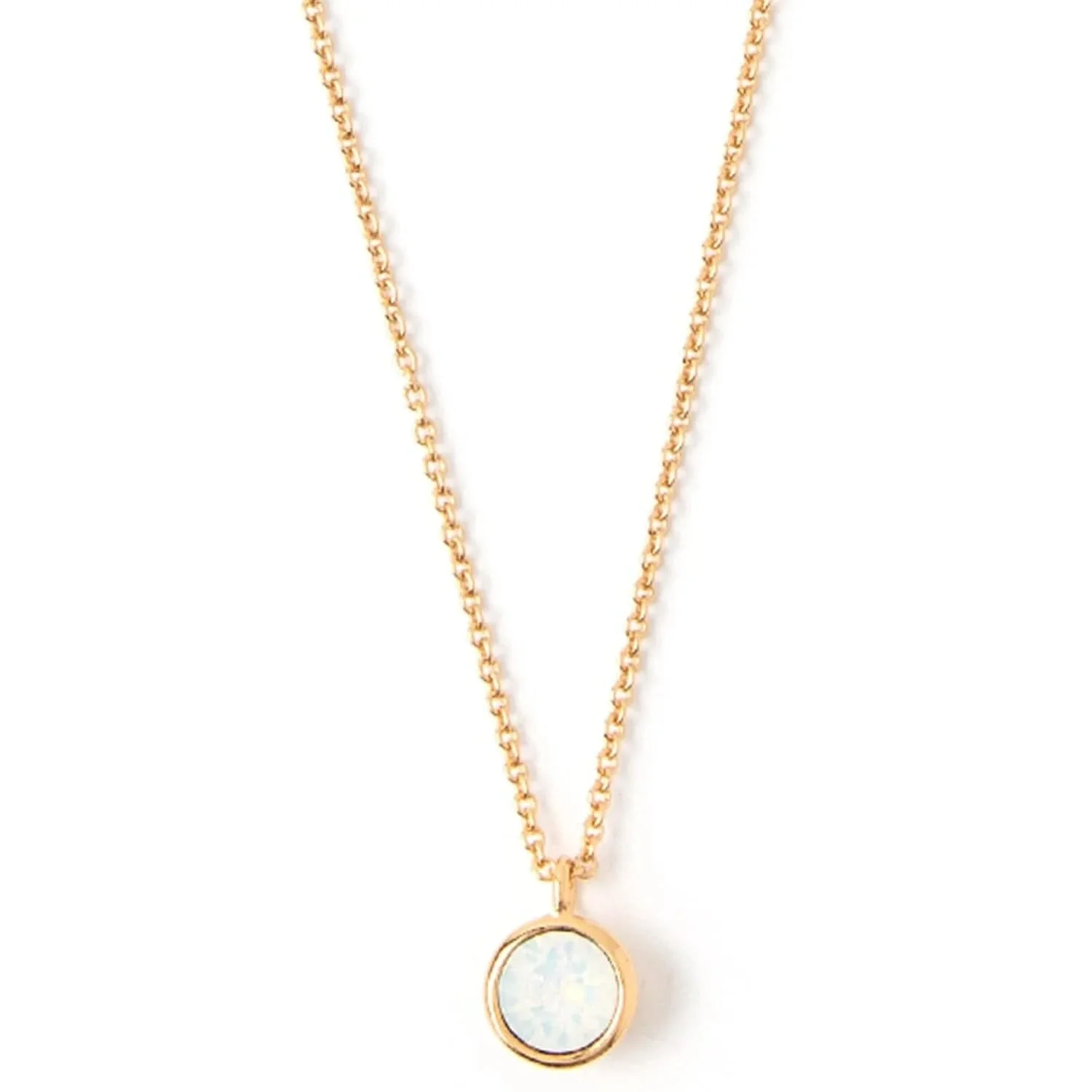 White Opal Swarovski® Crystals Necklace & Palo Santo Luxury Gift Box - Image 4