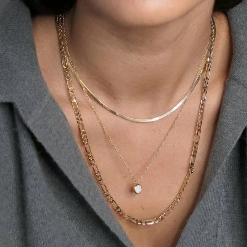 White Opal Swarovski® Crystals Necklace & Palo Santo Luxury Gift Box - Image 5